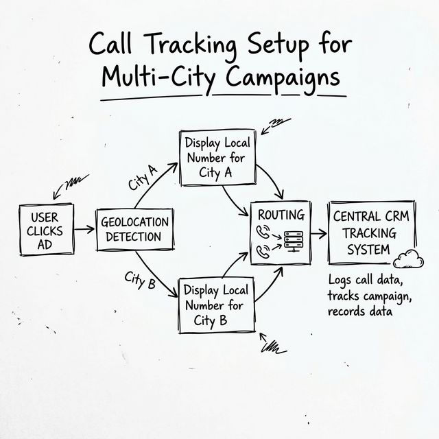Call Tracking Setup Map